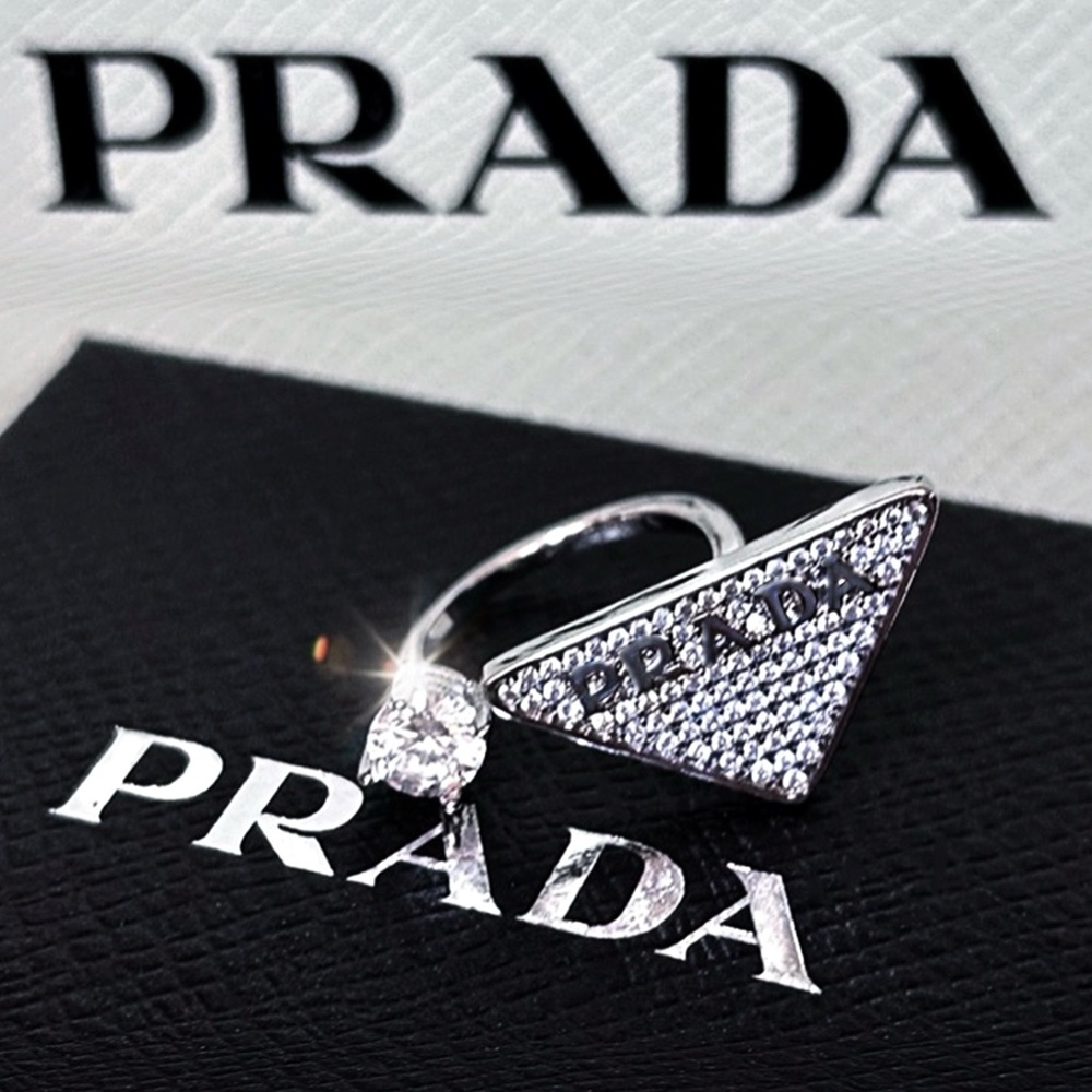 Authentic Prada Symbole Ring - image 1